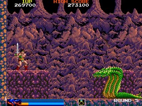 une photo d'Ã©cran de Rastan Saga sur Arcade
